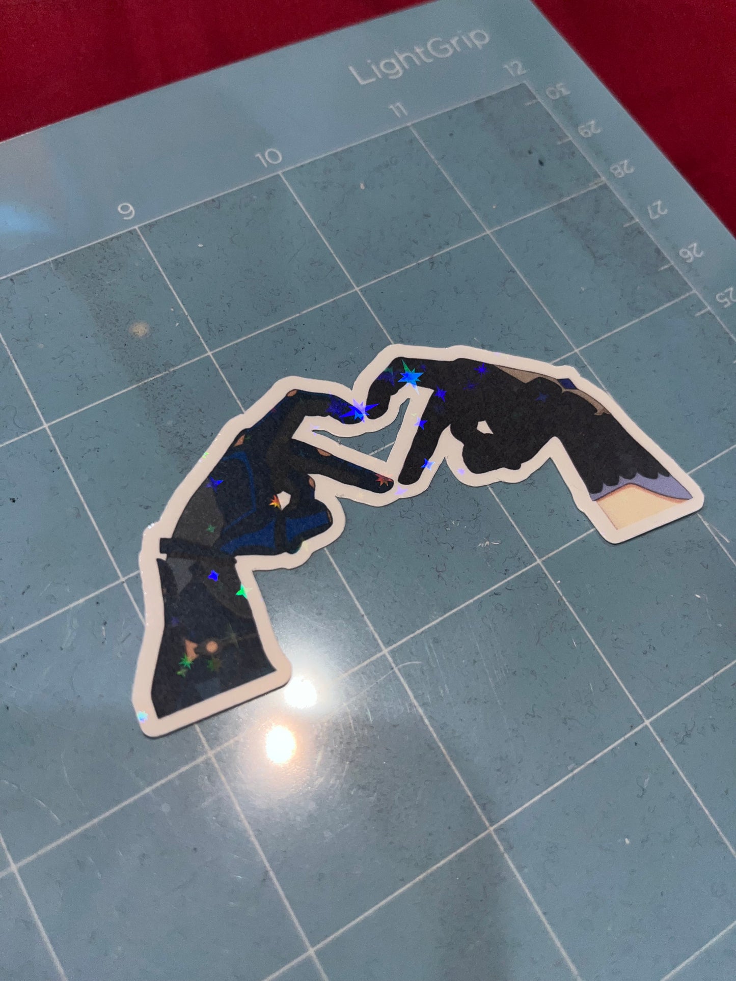 Genshin Impact Sticker | Fandom Glossy Stickers | Genshin Impact Ship Finger Heart Stickers | Anime