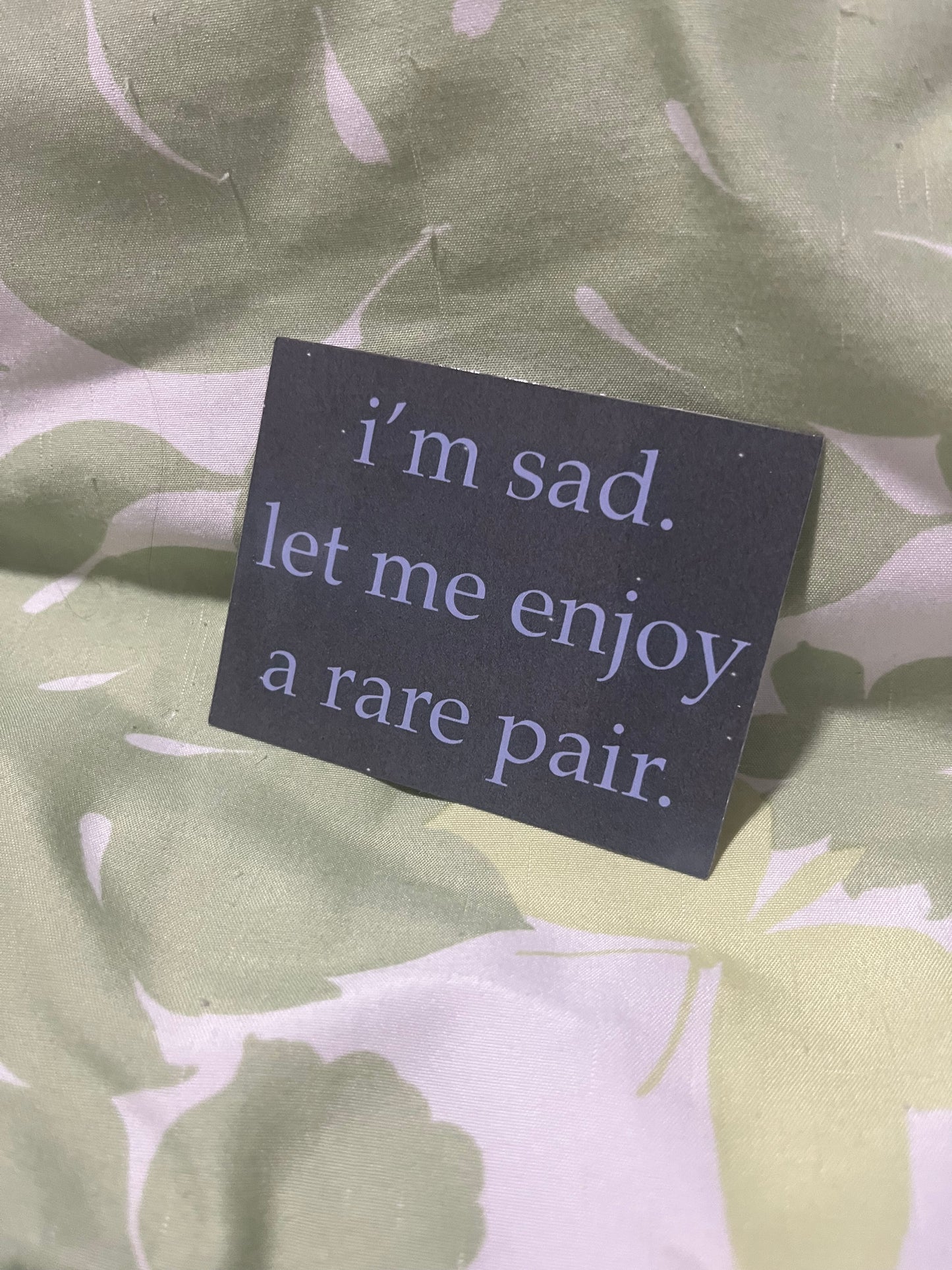 I’m Sad. Let Me Enjoy a Rare Pair Stickers | Shipping | Fandom Stickers | Rare Pairs