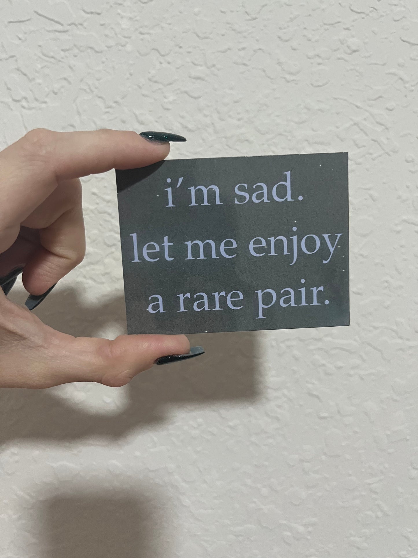 I’m Sad. Let Me Enjoy a Rare Pair Stickers | Shipping | Fandom Stickers | Rare Pairs