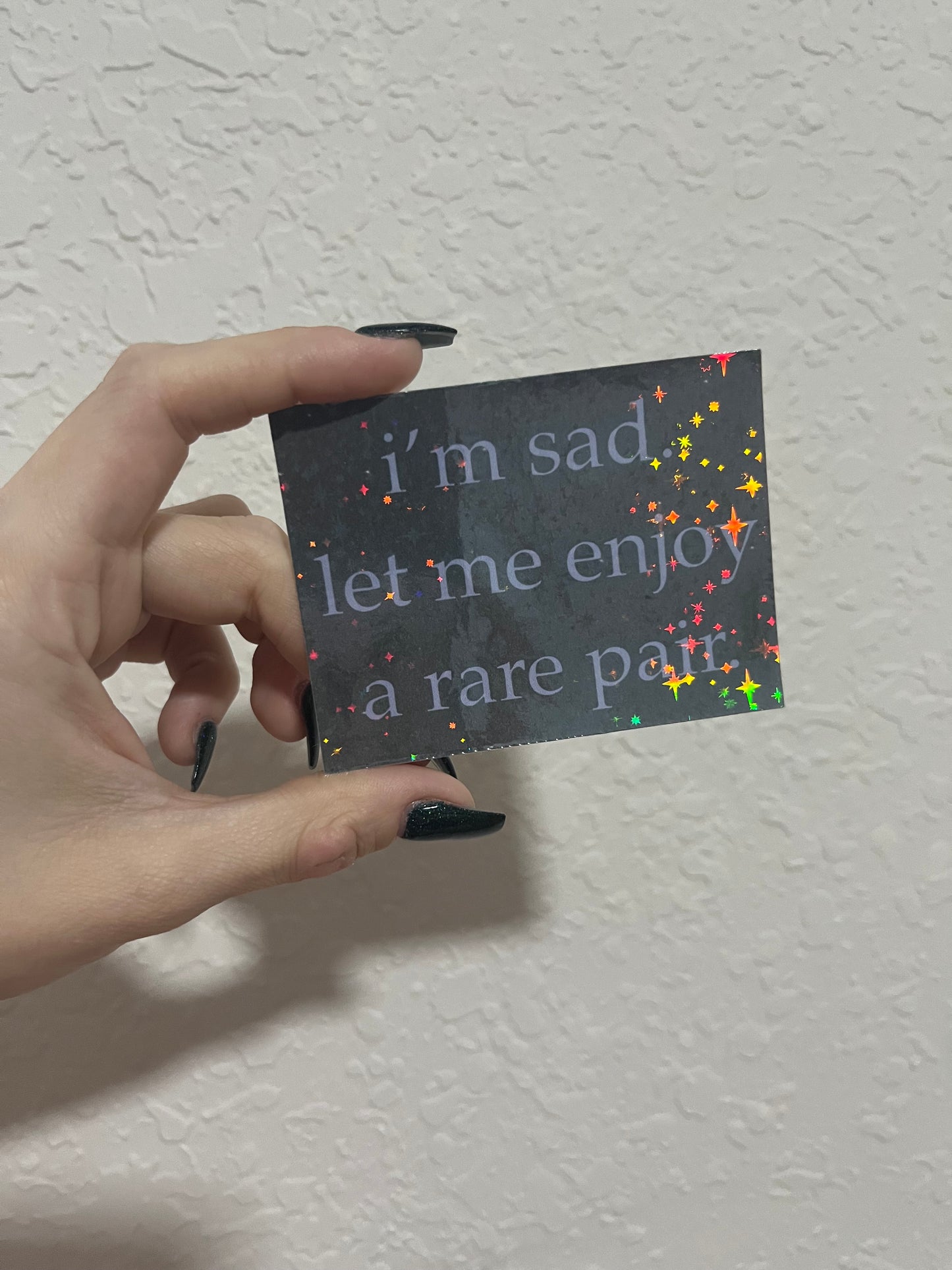 I’m Sad. Let Me Enjoy a Rare Pair Stickers | Shipping | Fandom Stickers | Rare Pairs