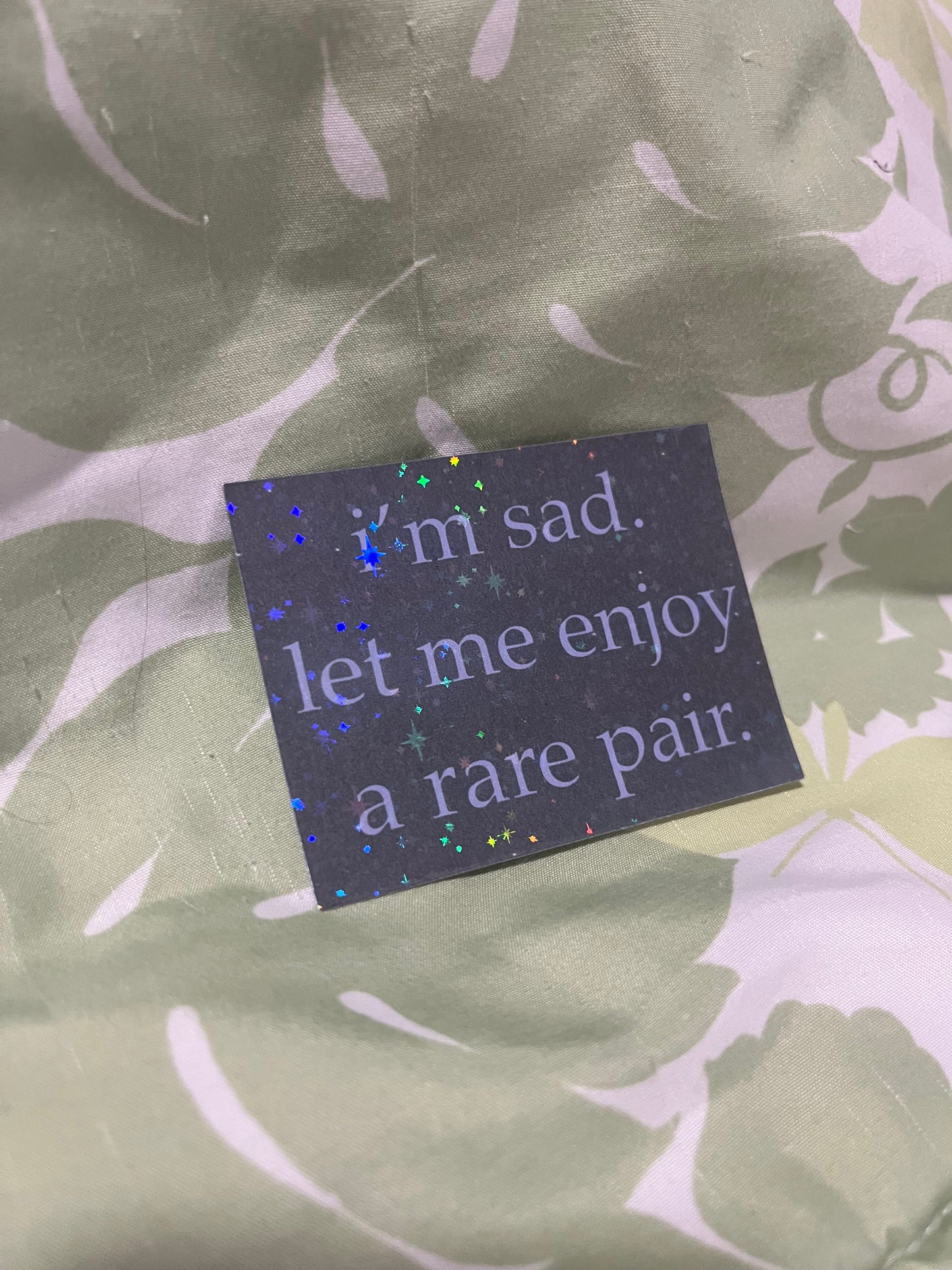 I’m Sad. Let Me Enjoy a Rare Pair Stickers | Shipping | Fandom Stickers | Rare Pairs