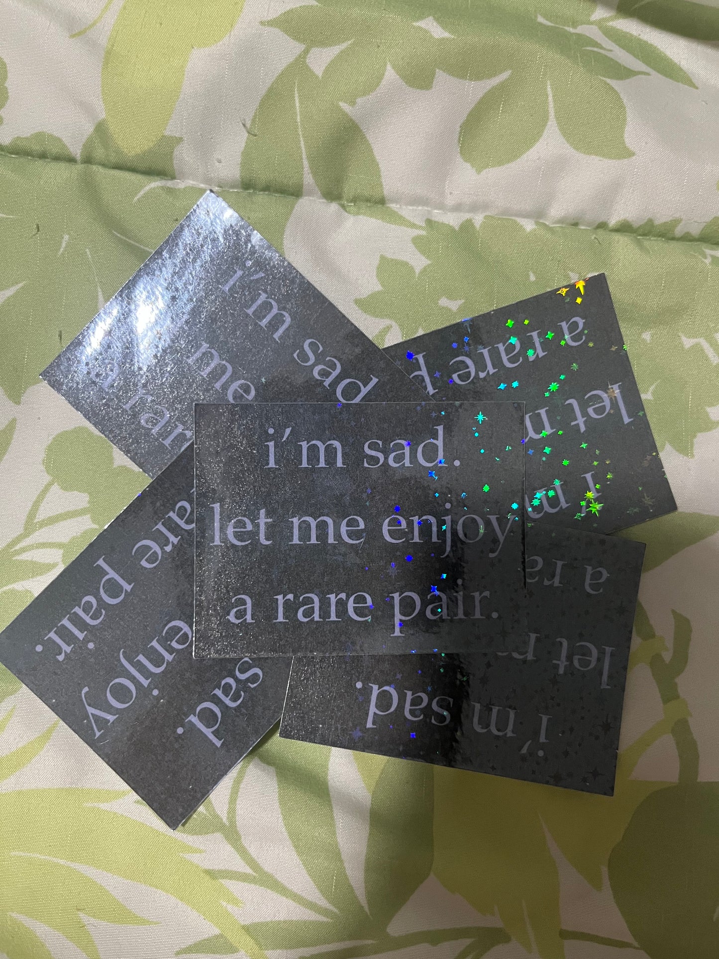 I’m Sad. Let Me Enjoy a Rare Pair Stickers | Shipping | Fandom Stickers | Rare Pairs