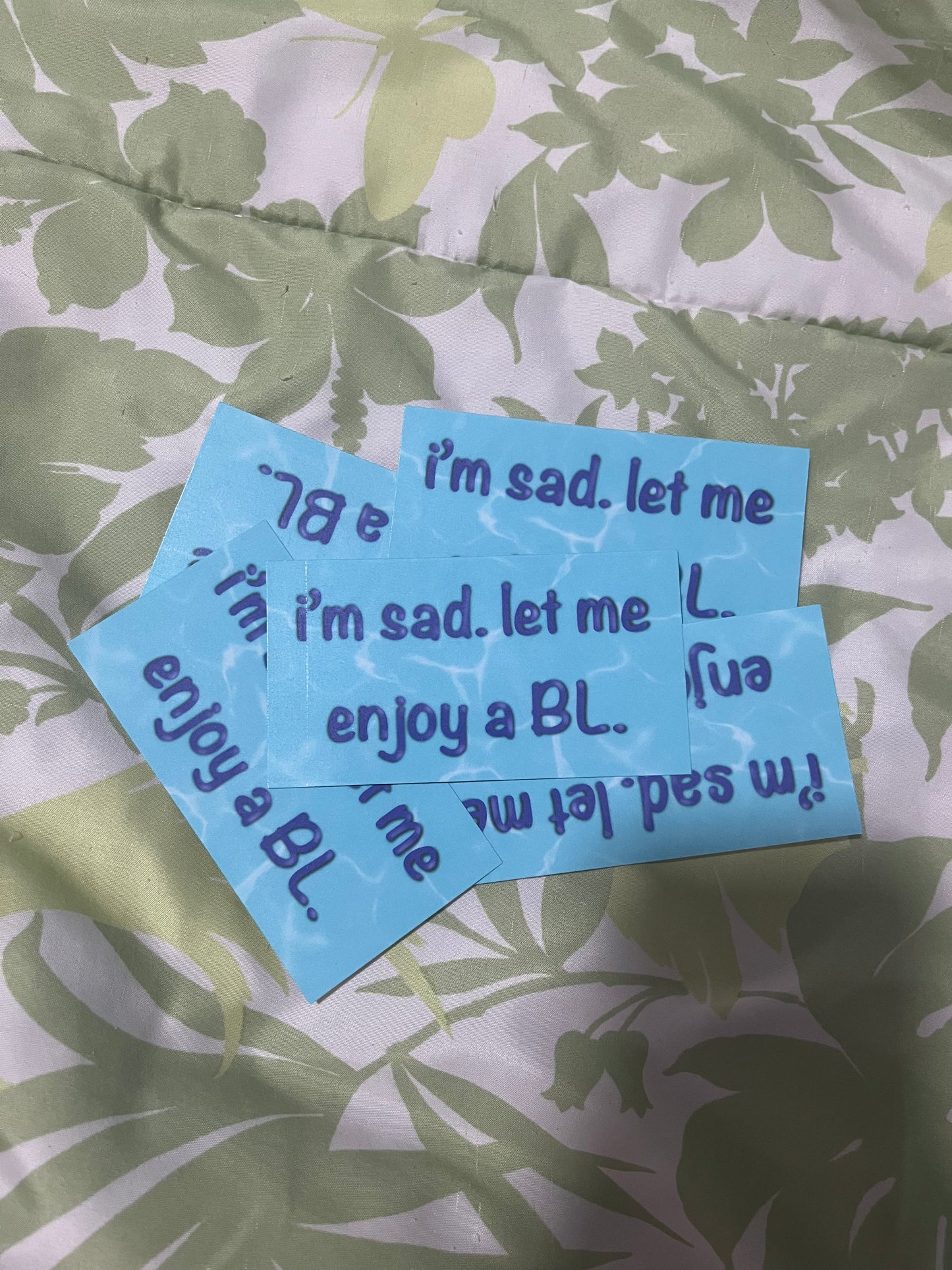 I’m Sad. Let Me Enjoy a BL Stickers | Shipping | Fandom Stickers | Boys’ Love