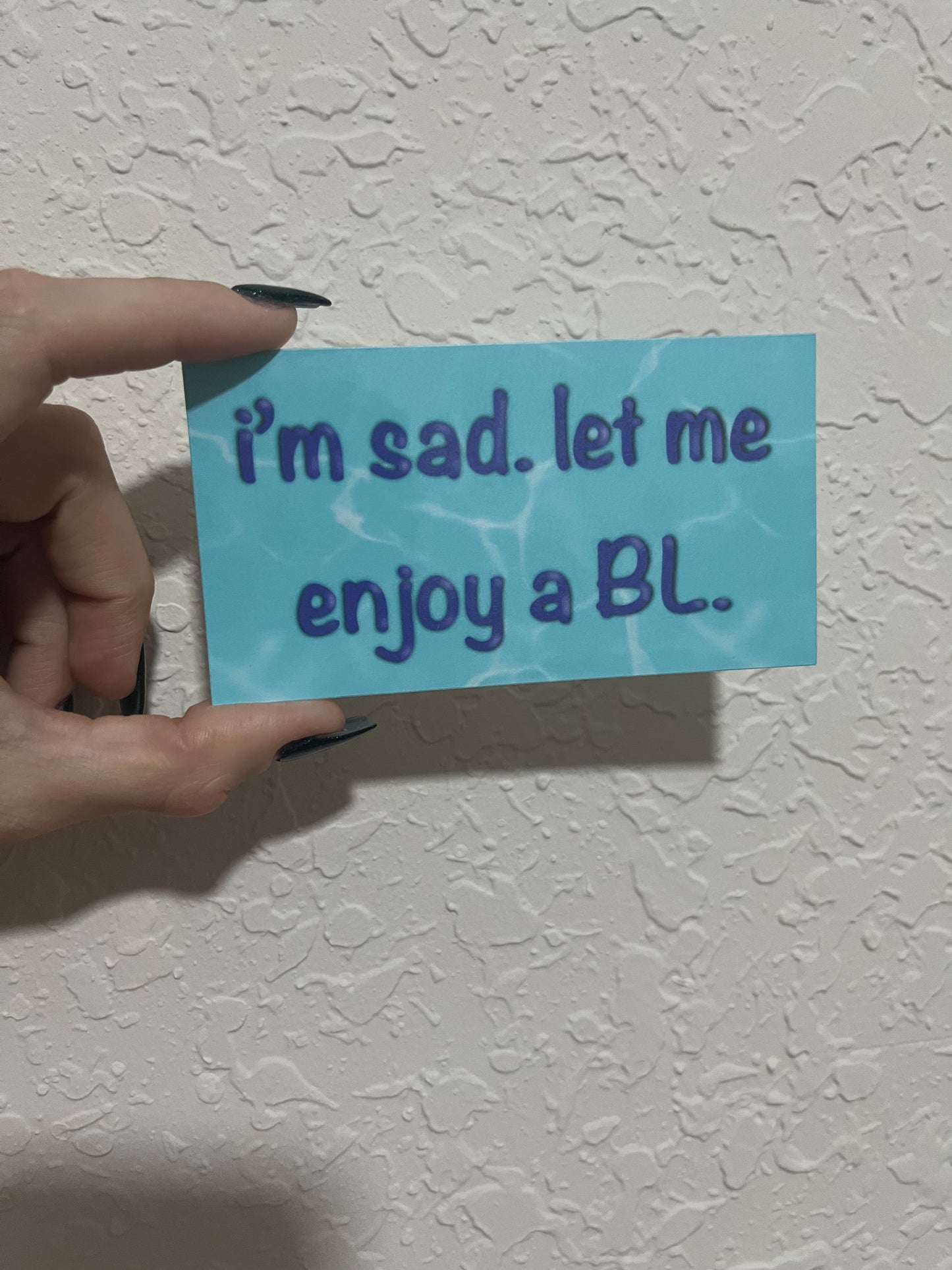 I’m Sad. Let Me Enjoy a BL Stickers | Shipping | Fandom Stickers | Boys’ Love