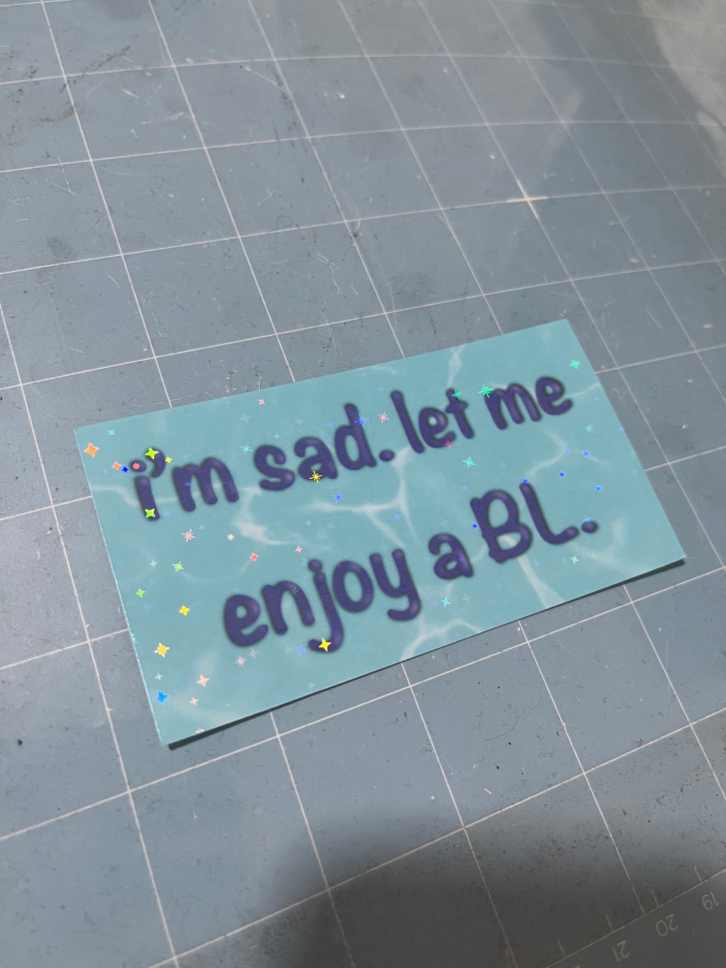 I’m Sad. Let Me Enjoy a BL Stickers | Shipping | Fandom Stickers | Boys’ Love