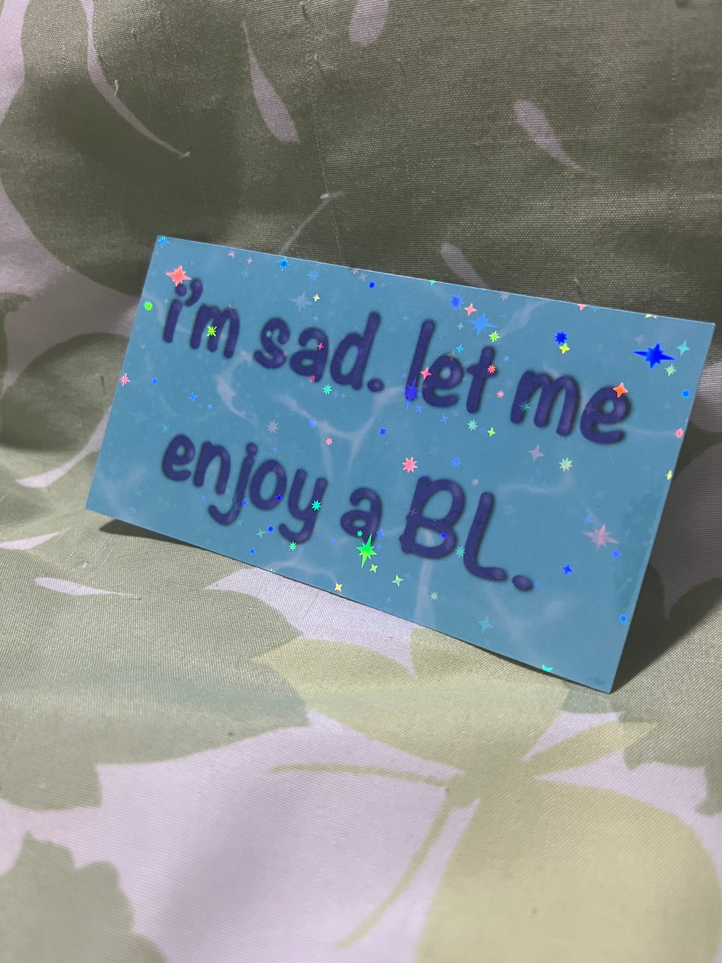 I’m Sad. Let Me Enjoy a BL Stickers | Shipping | Fandom Stickers | Boys’ Love