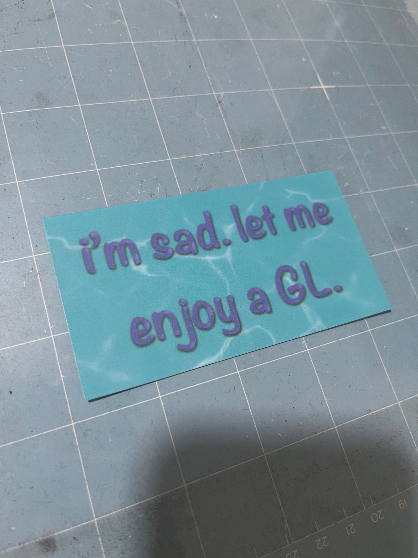 I’m Sad. Let Me Enjoy a GL Stickers | Shipping | Fandom Stickers | Girls’ Love