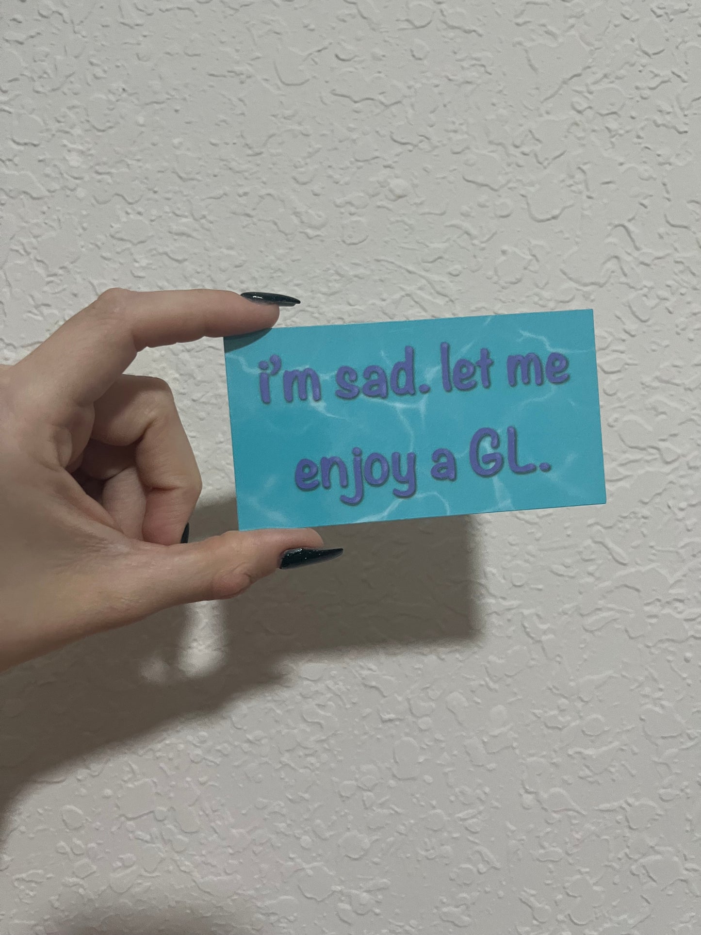I’m Sad. Let Me Enjoy a GL Stickers | Shipping | Fandom Stickers | Girls’ Love