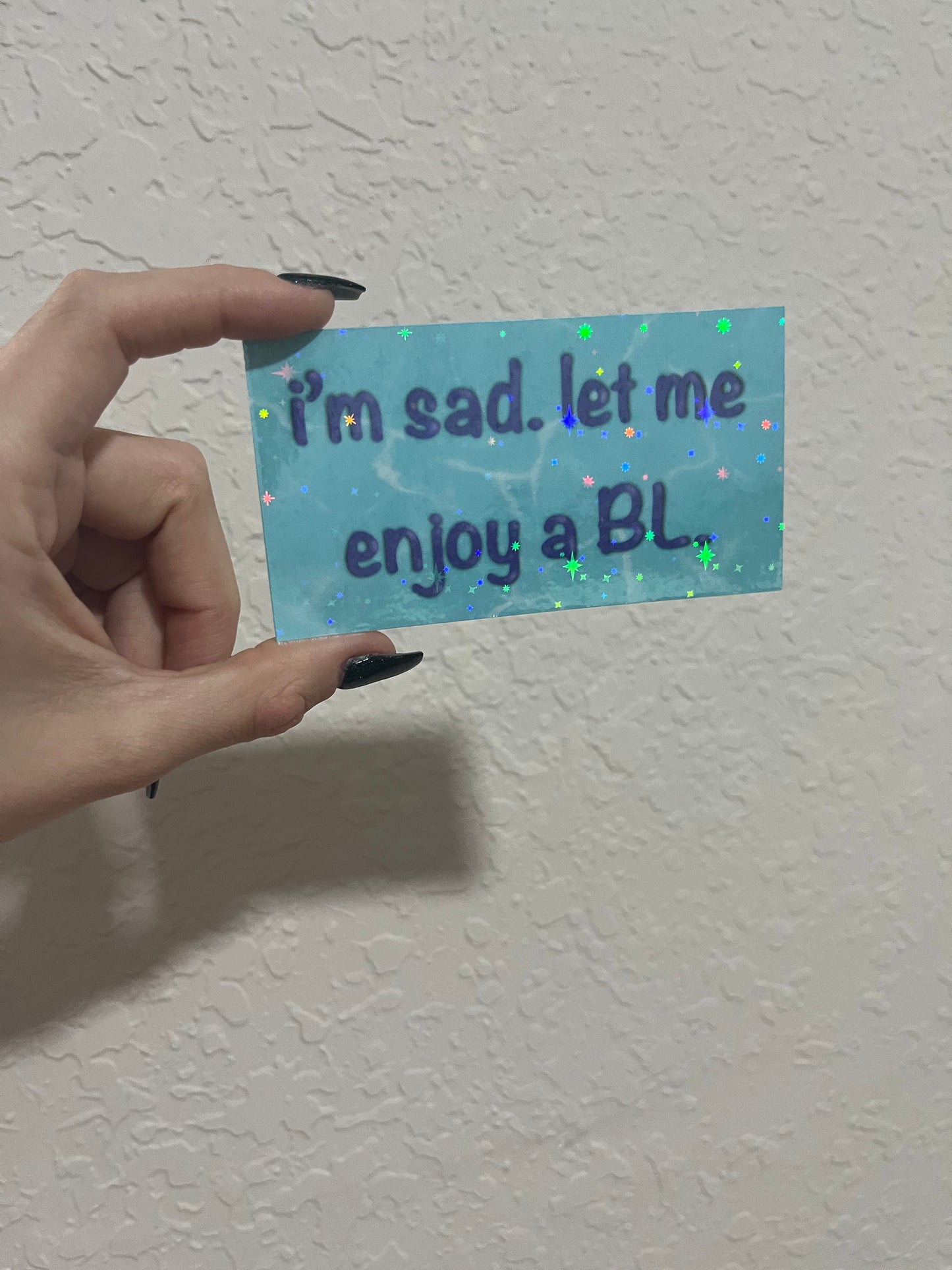 I’m Sad. Let Me Enjoy a BL Stickers | Shipping | Fandom Stickers | Boys’ Love