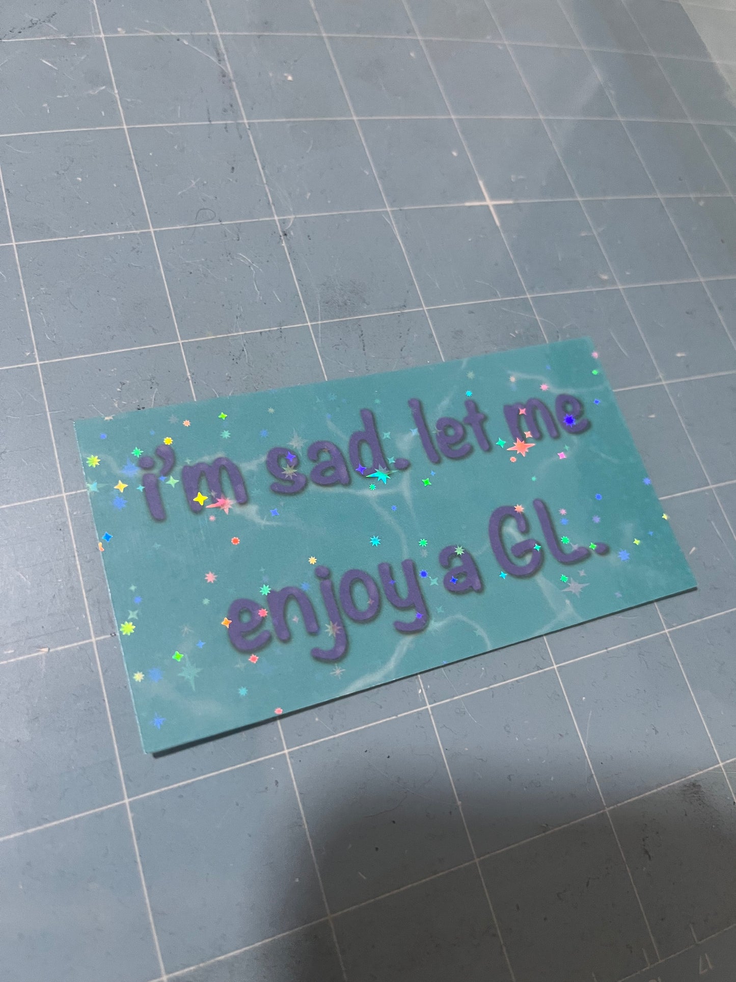 I’m Sad. Let Me Enjoy a GL Stickers | Shipping | Fandom Stickers | Girls’ Love