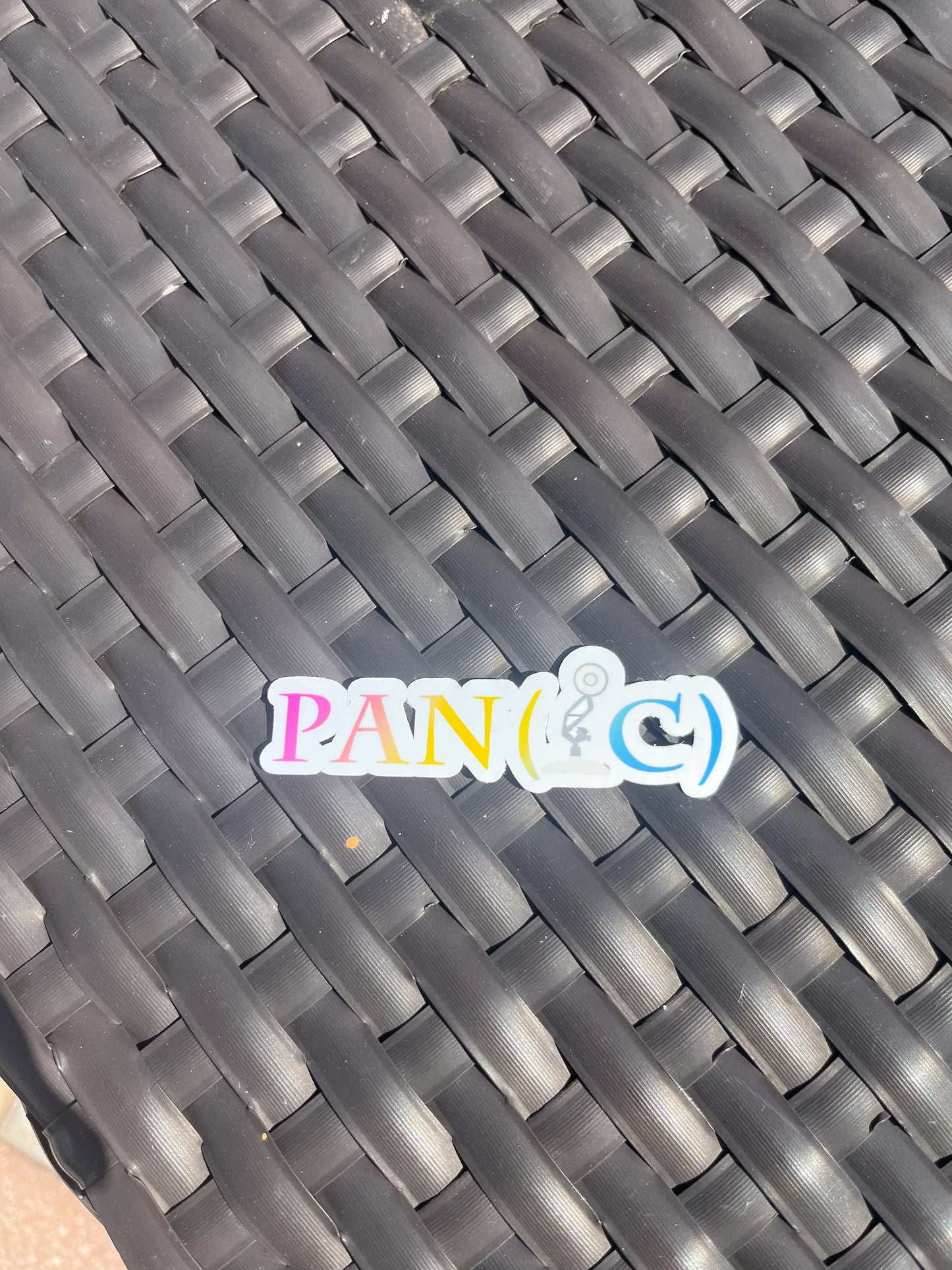 Pan(ic) Sticker | Pansexual | LGBTQ+ | Funny | Pan Lamp | Pride