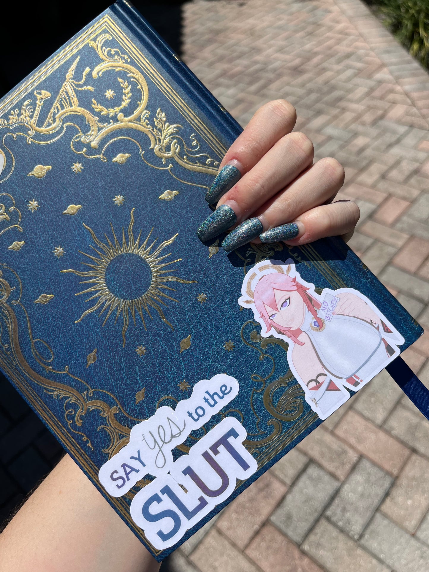 Yae Miko Sticker | Genshin Impact | No B*tches? Sticker | Funny