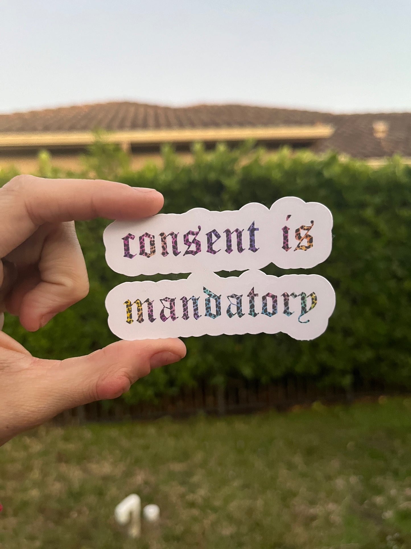 Consent is Mandatory | Stickers