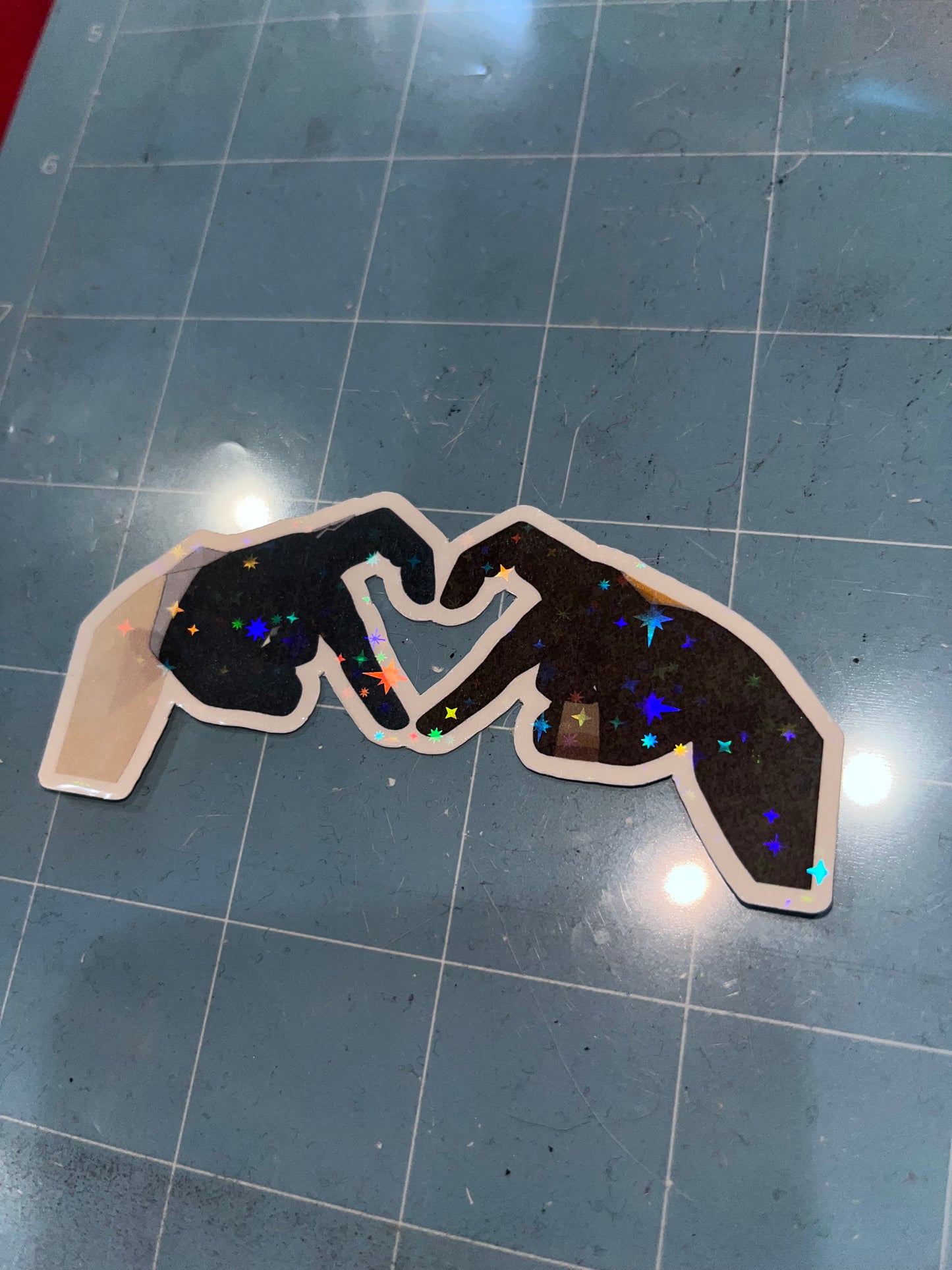 Genshin Impact Sticker | Fandom Glossy Stickers | Genshin Impact Ship Finger Heart Stickers | Anime