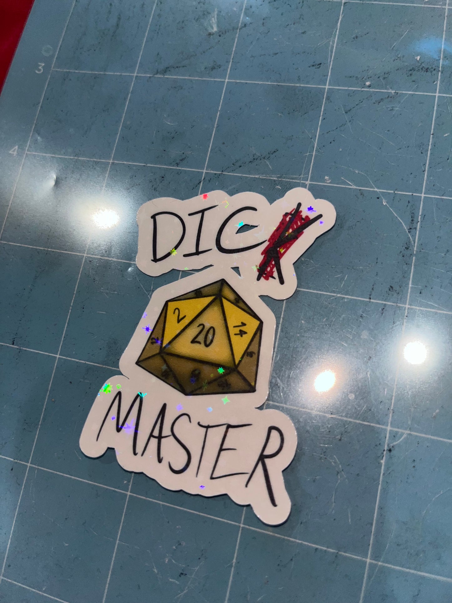 D*ck Master | Dungeons & Dragons | Dungeon Master | Stickers | D&D