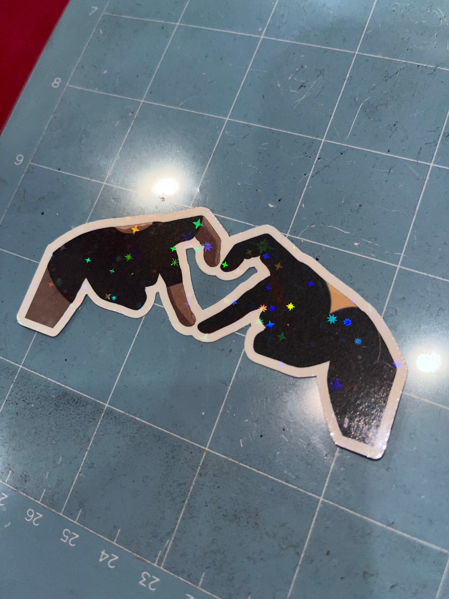 Genshin Impact Sticker | Fandom Glossy Stickers | Genshin Impact Ship Finger Heart Stickers | Anime