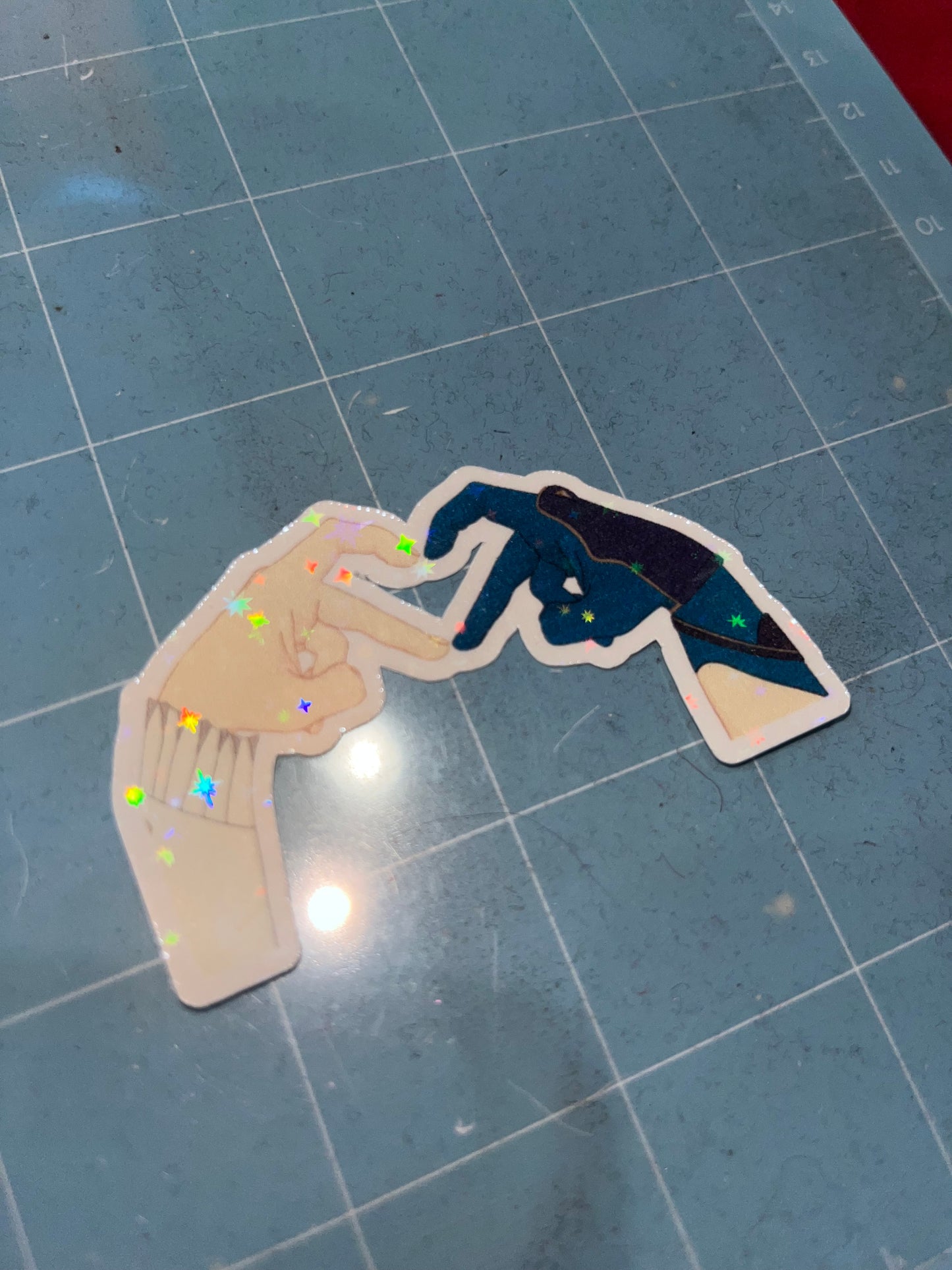 Genshin Impact Sticker | Fandom Glossy Stickers | Genshin Impact Ship Finger Heart Stickers | Anime