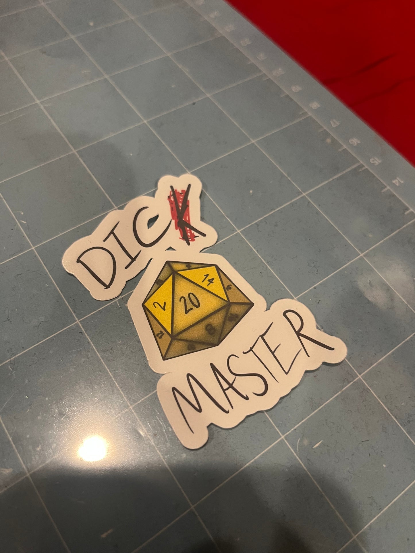 D*ck Master | Dungeons & Dragons | Dungeon Master | Stickers | D&D