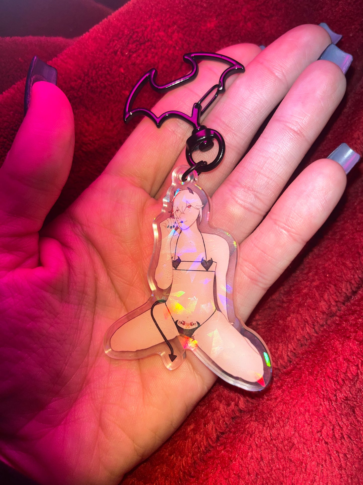 Incubus Kaedehara Kazuha Acrylic Charms | Genshin Impact | Holographic Charms | Kazuha Charms