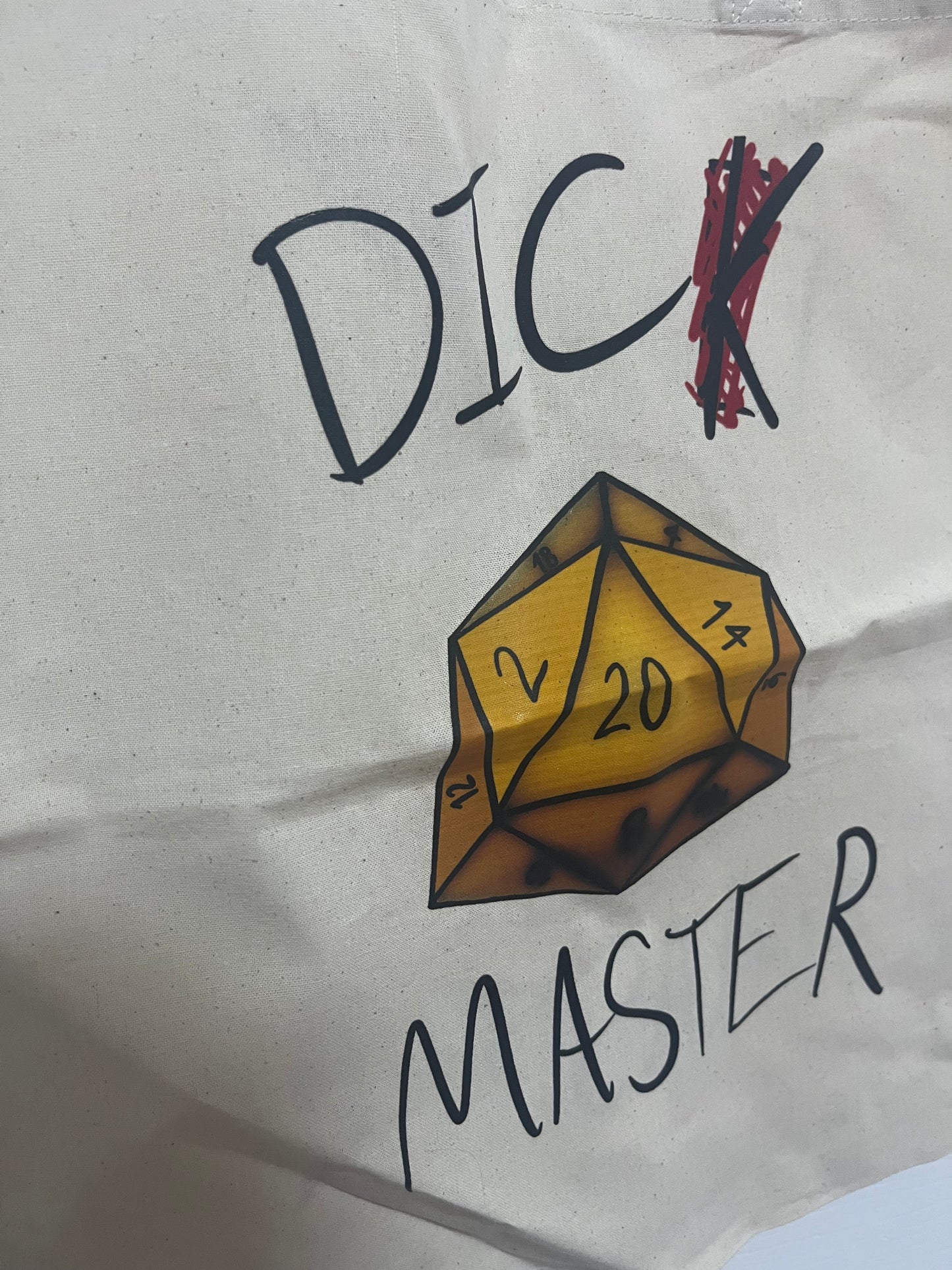 D*ck Master | Dungeons & Dragons | Dungeon Master | Tote Bags | D&D